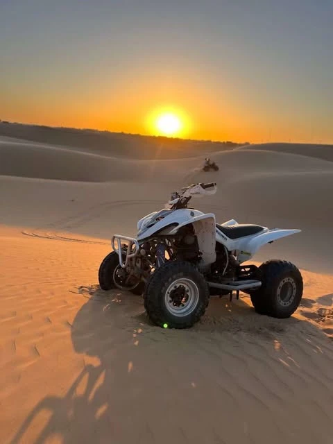 Moto Safari after lunch (on quad bikes)