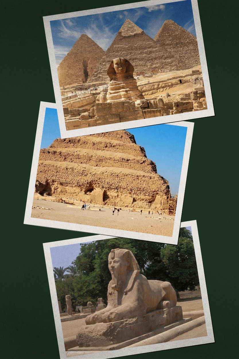 Giza Pyramids, Sphinx, Memphis & Sakkara