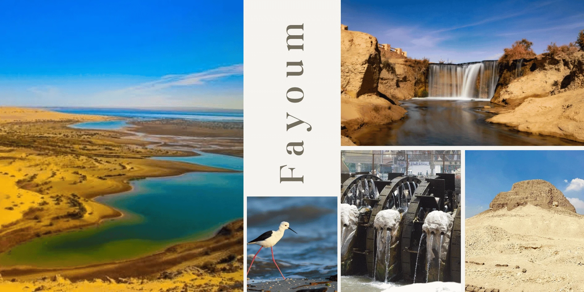 Fayoum Pyramids & Oasis, Wadi Rayan Waterfalls