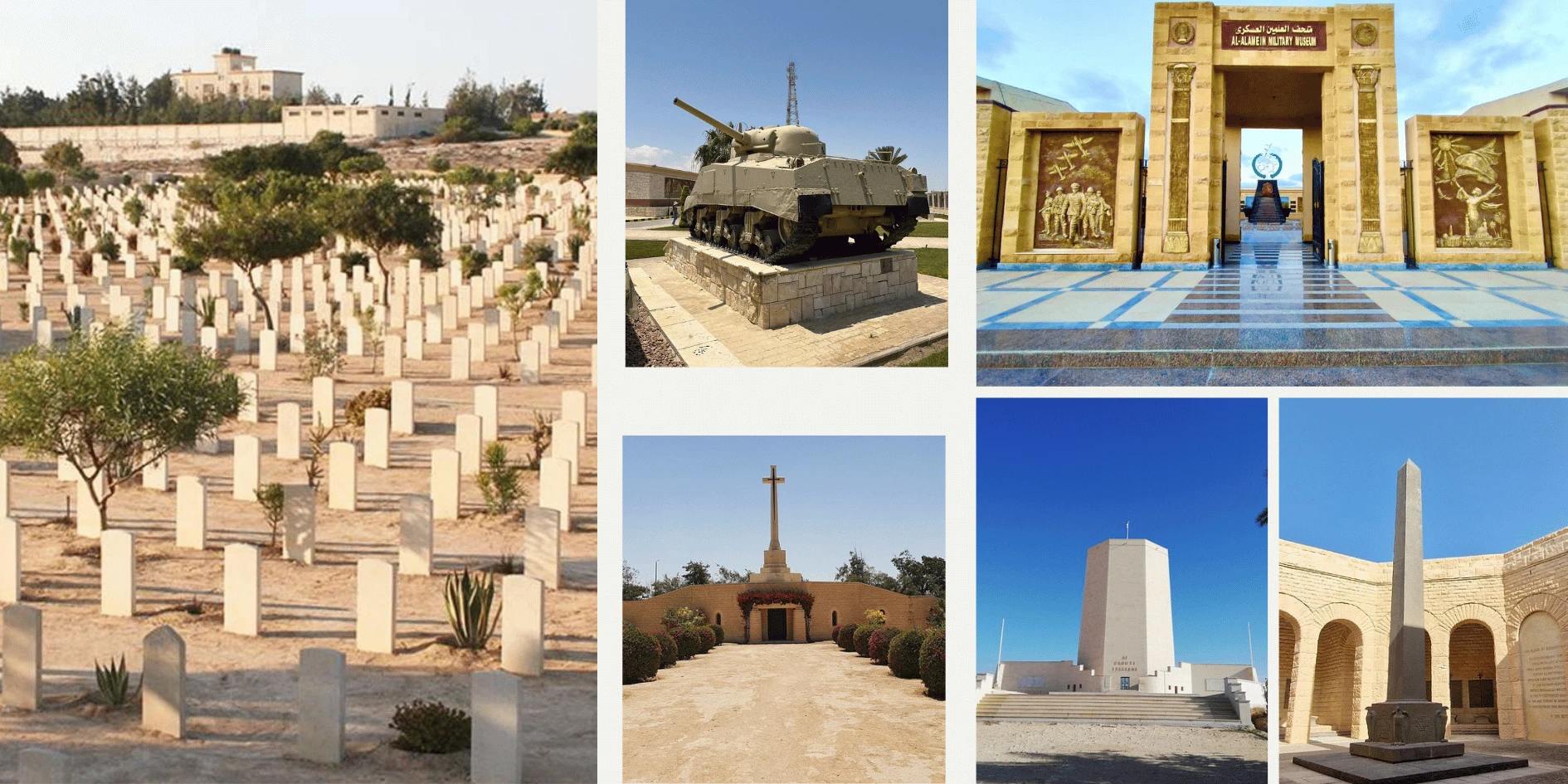 Trip to El Alamein Cemeteries