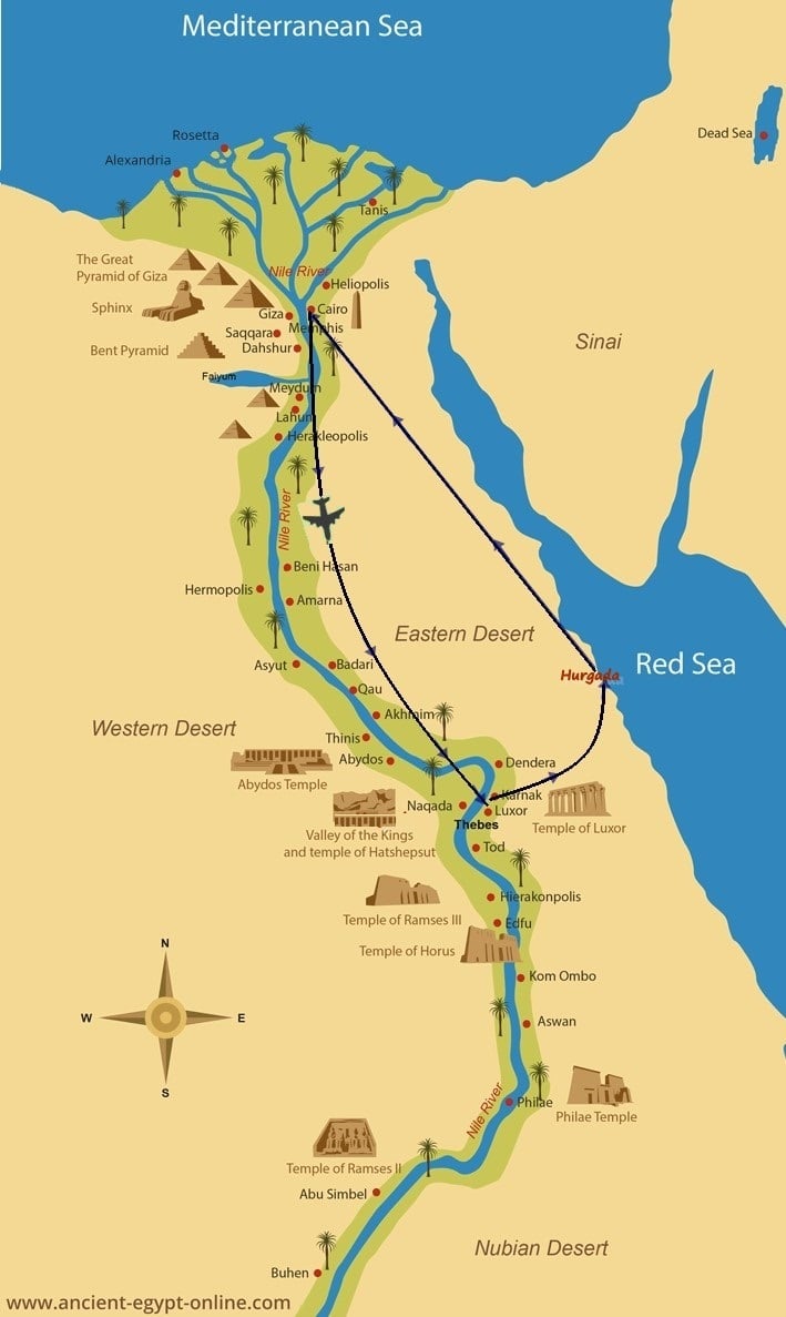 Cairo, Luxor to Hurghada - With Misr Travel