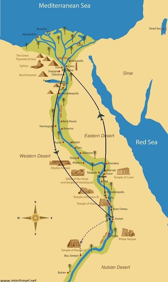 Ancient Egypt & Nubia Tour -  Misr Travel